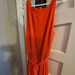 NWOT Red pleated dress lane bryant